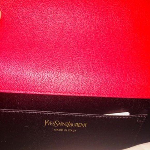***SOLD*** YSL Yves Saint Laurent Leather Clutch - Picture 5 of 8